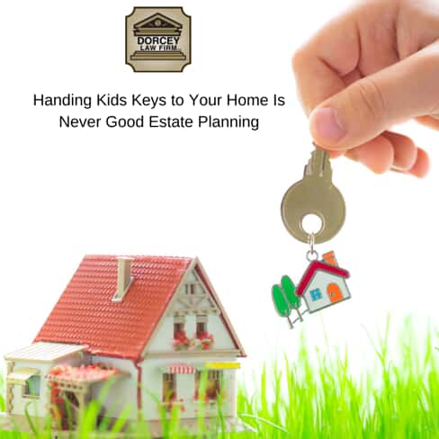 Toy House With House Keychain