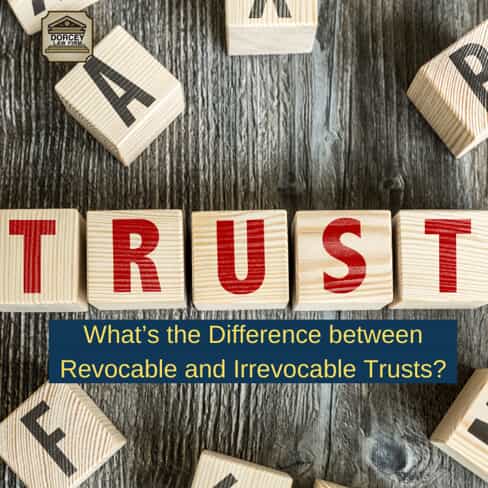 Block letters Spelling Trust